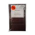 Ultimate Luxury Fine Bed Linens Hotel Collection Twin Bedskirt, Chocolate, 15 in drop length