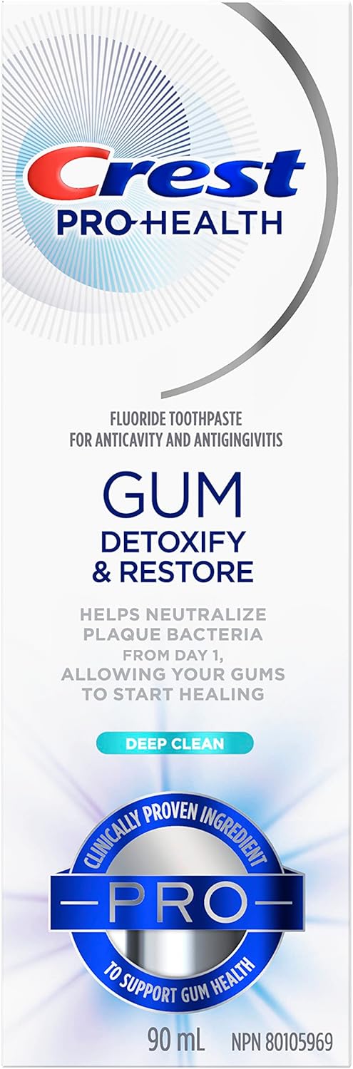 Crest Pro-Health Gum Detoxify & Restore Deep Clean Toothpaste, 4.6 oz (130 g)