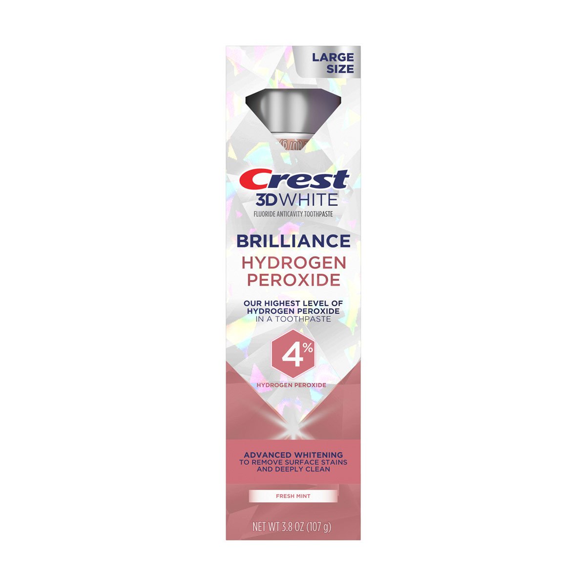 Crest 3D White Brilliance Advanced Toothpaste, 3.8 OZ (107 g)