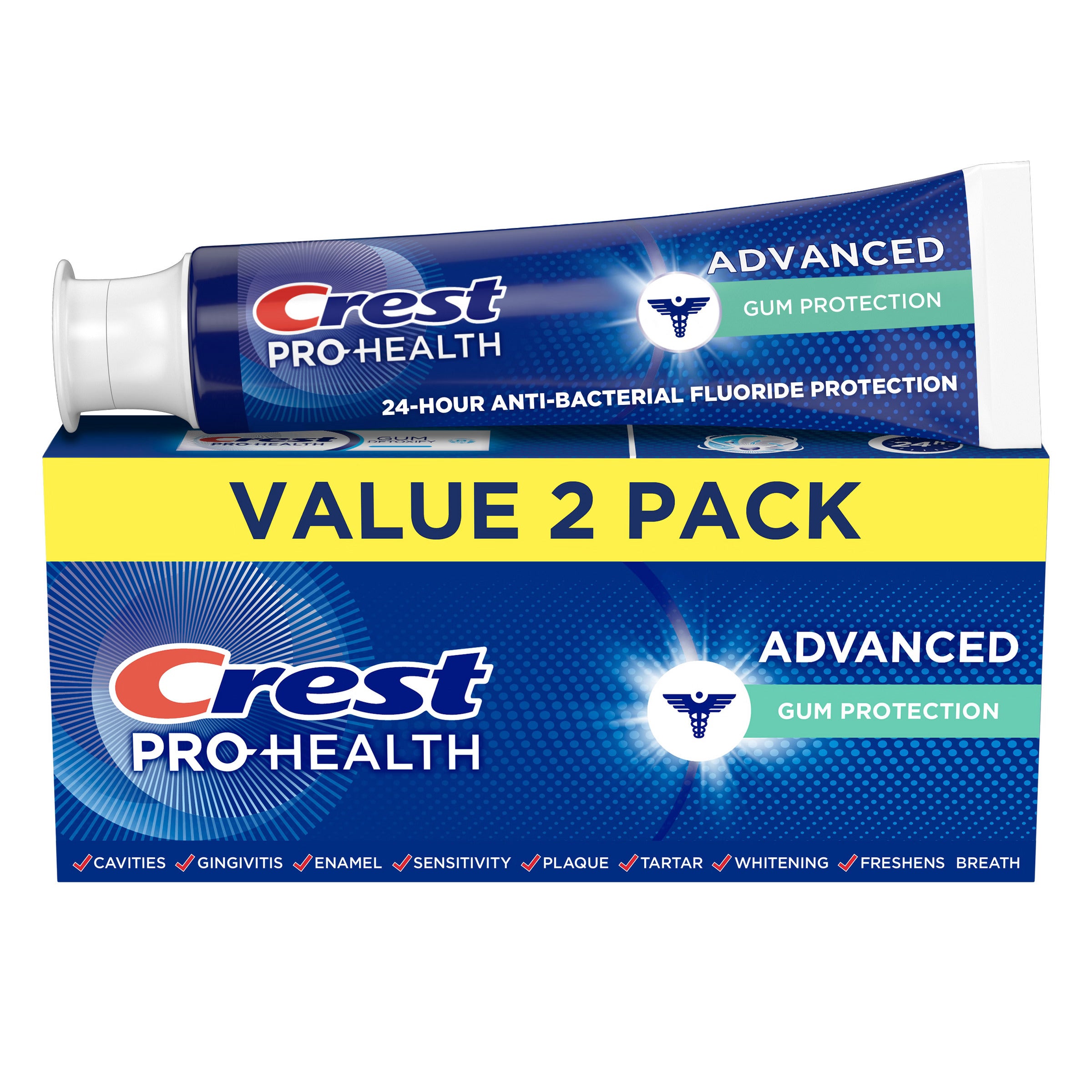 Crest Pro-Health Advanced Gum Protection Toothpaste, 5.1 oz (2 pack)
