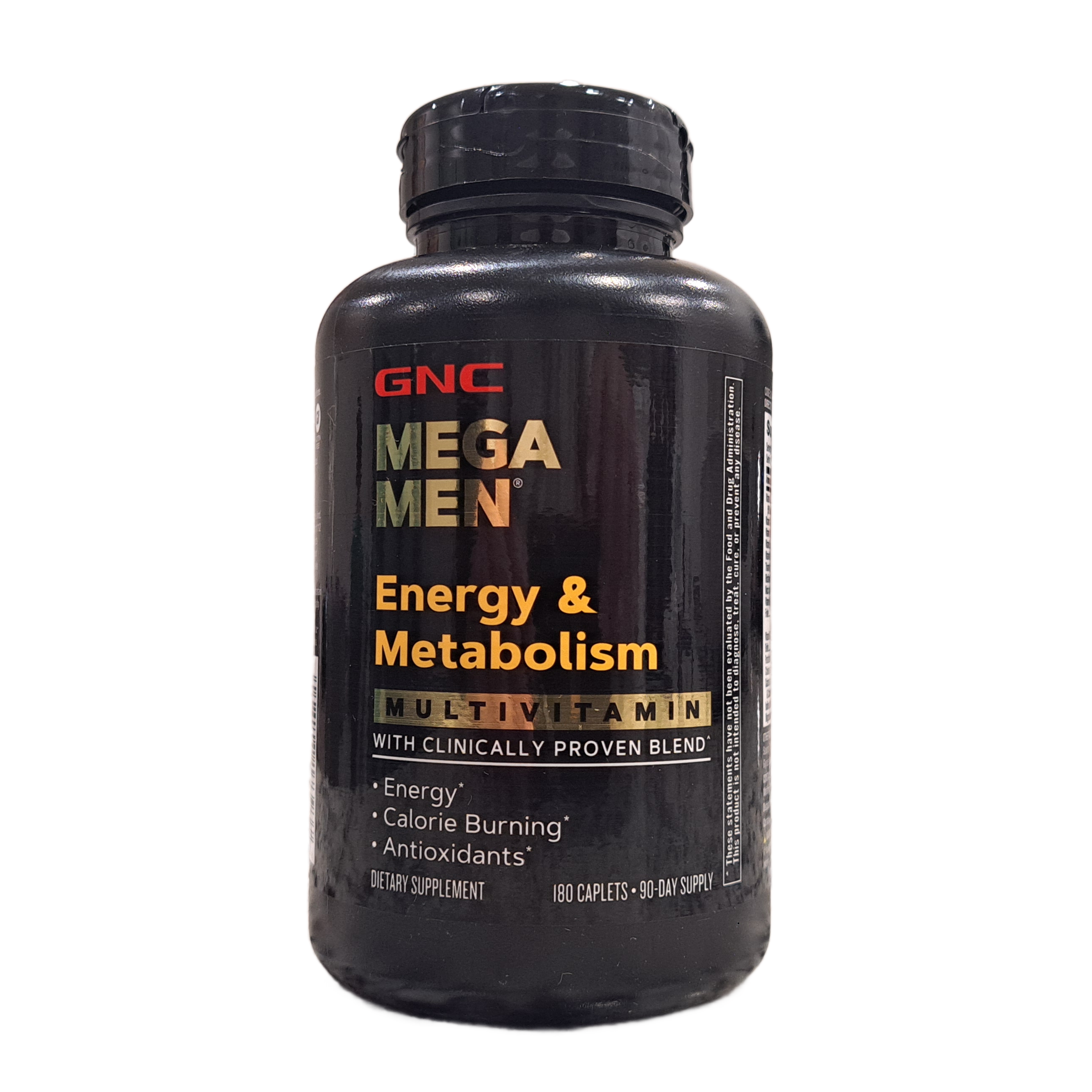 GNC Mega Men Energy & Metabolism Multivitamin, 180 Caplets