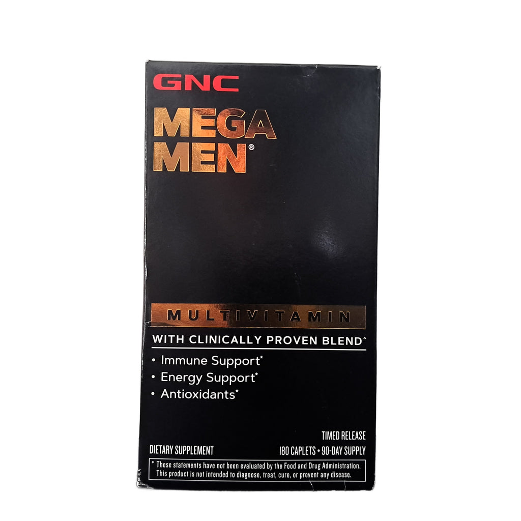 GNC Mega Men Multivitamin, 180 Timed-Release Caplets