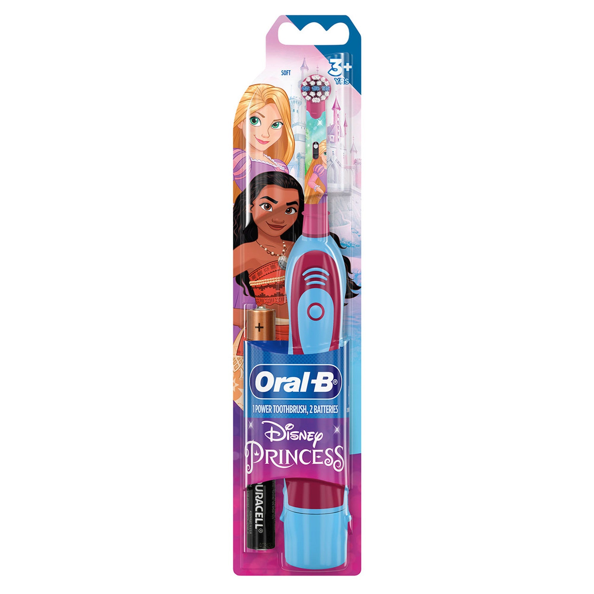 Oral-B Kid's Battery Toothbrush featuring Disney Princess, for Kids 3+