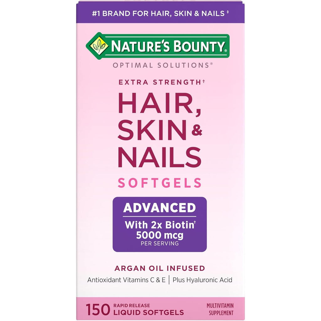 Nature's Bounty Optimal Solutions Hair, Skin & Nails, 150 Softgels