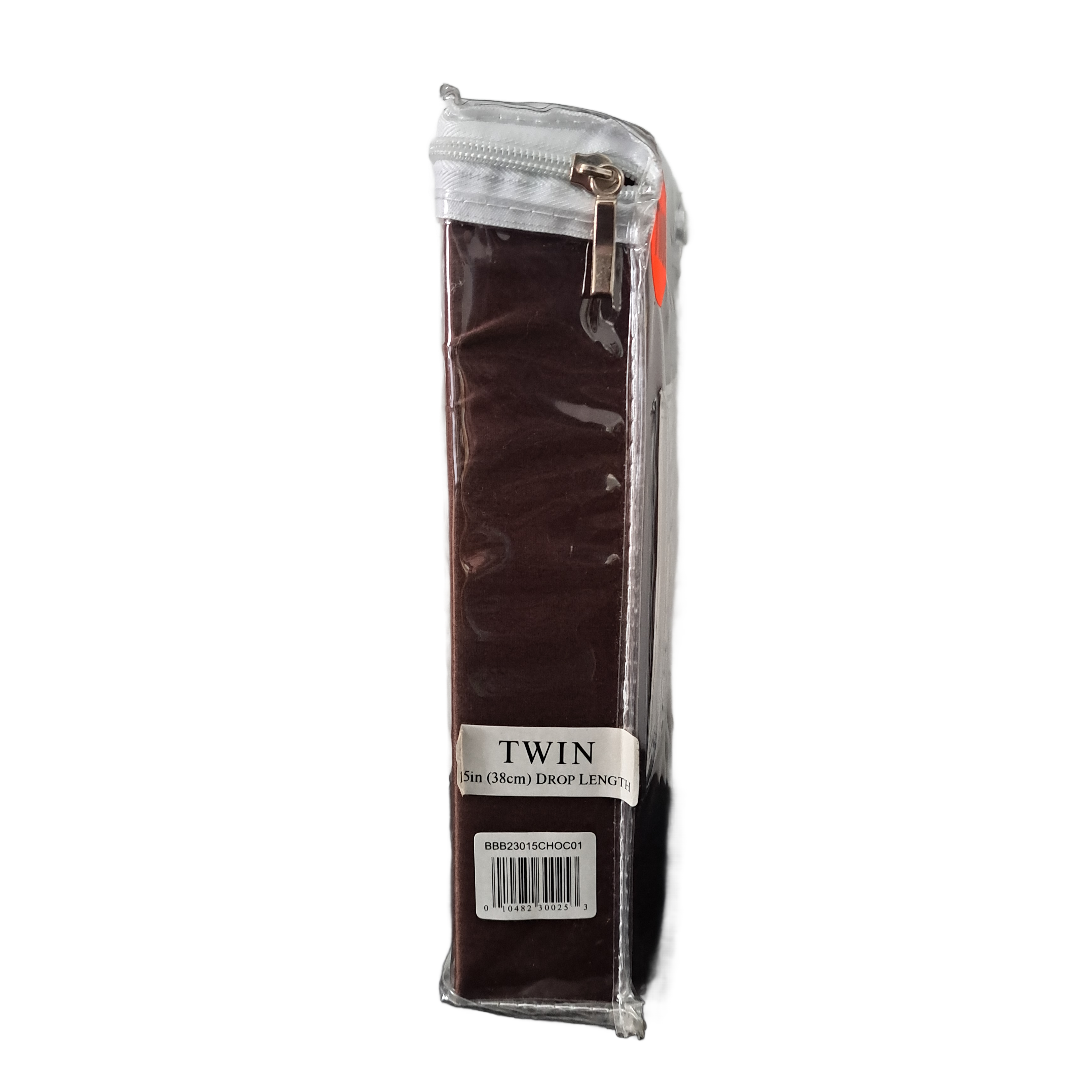 Ultimate Luxury Fine Bed Linens Hotel Collection Twin Bedskirt, Chocolate, 15 in drop length