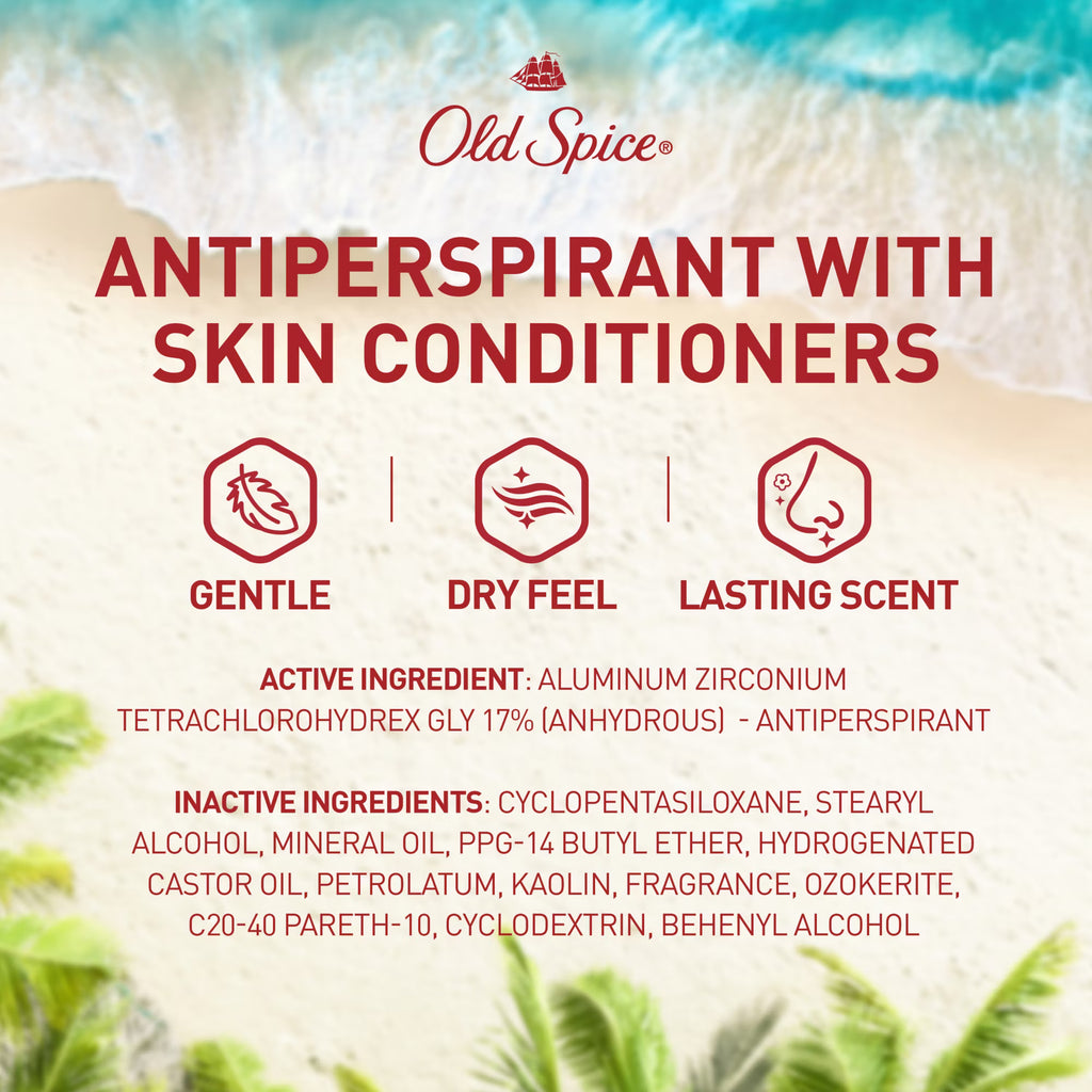 Old Spice Fiji Antiperspirant + Deodorant, 2.6 OZ (73 g)