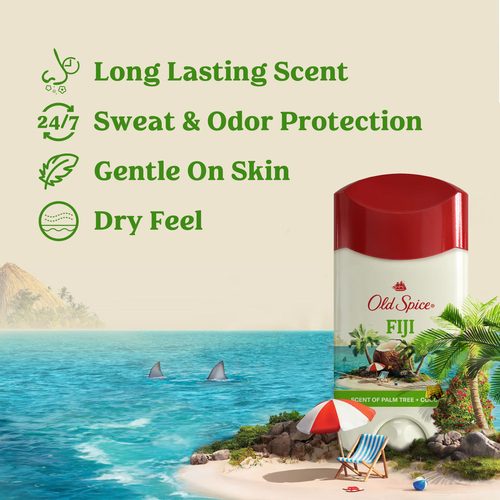 Old Spice Fiji Antiperspirant + Deodorant, 2.6 OZ (73 g)