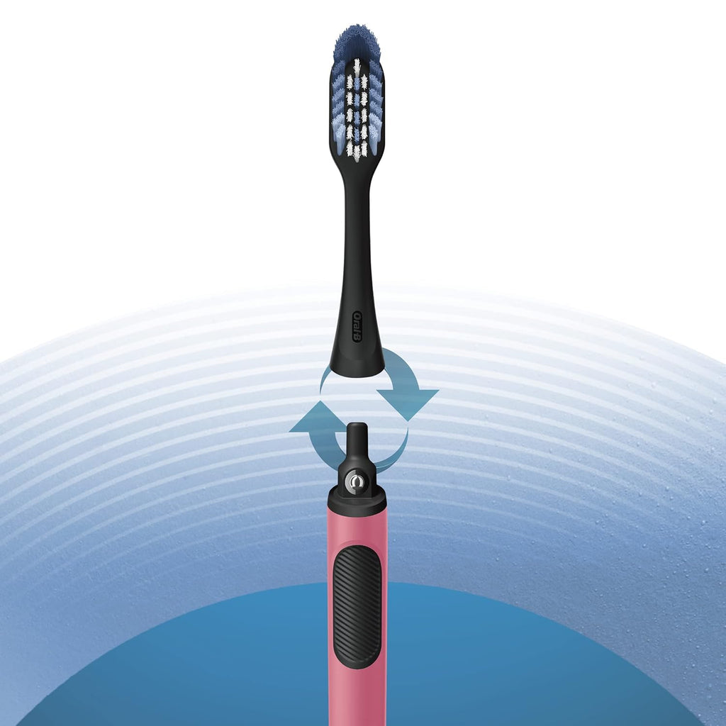 Oral-B Clic Manual Toothbrush, Coral, 1 Toothbrush