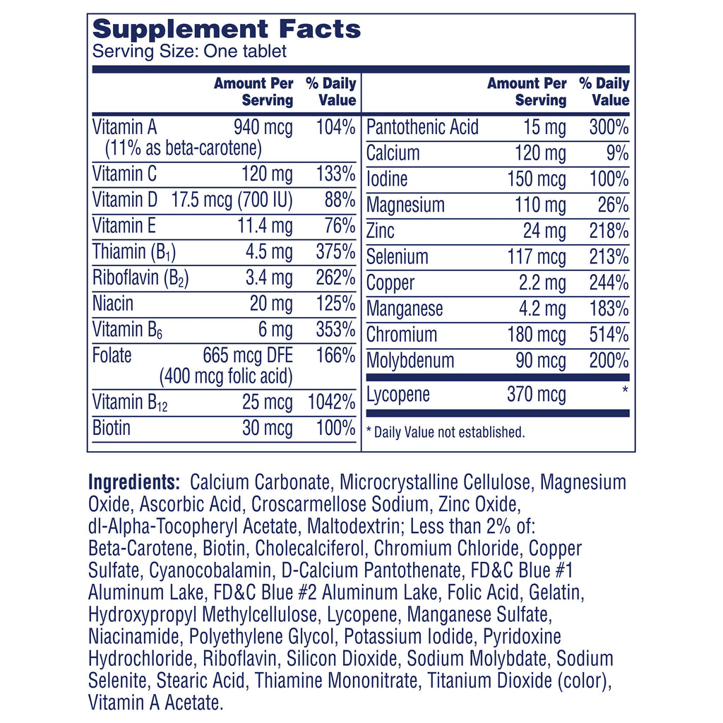 One A Day Men's 50+ Multivitamin, 300 Tablets