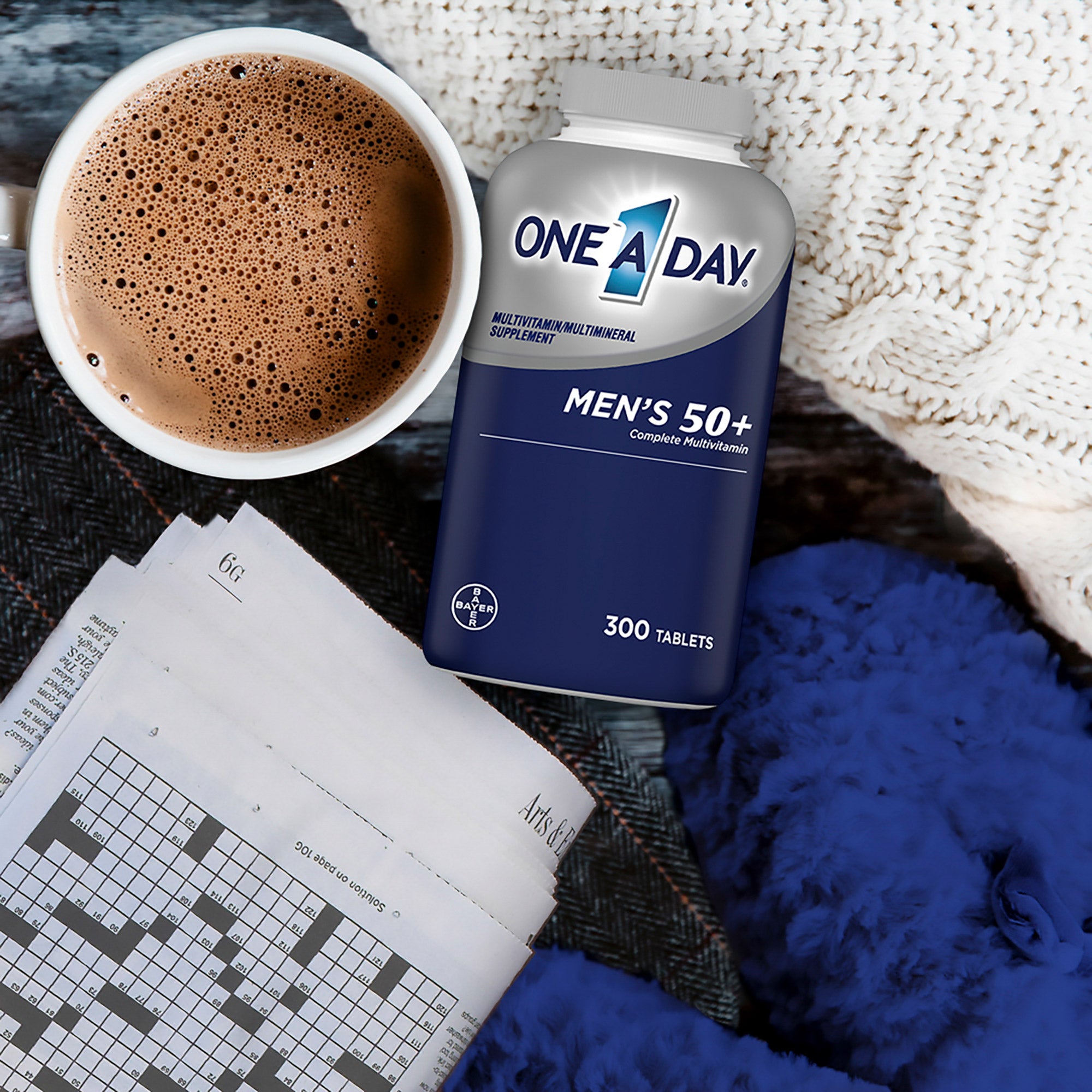 One A Day Men's 50+ Multivitamin, 300 Tablets
