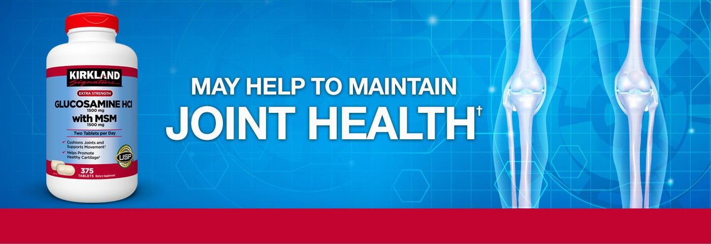 Kirkland Signature Joint Health Dietary Supplement, 375 Tablets