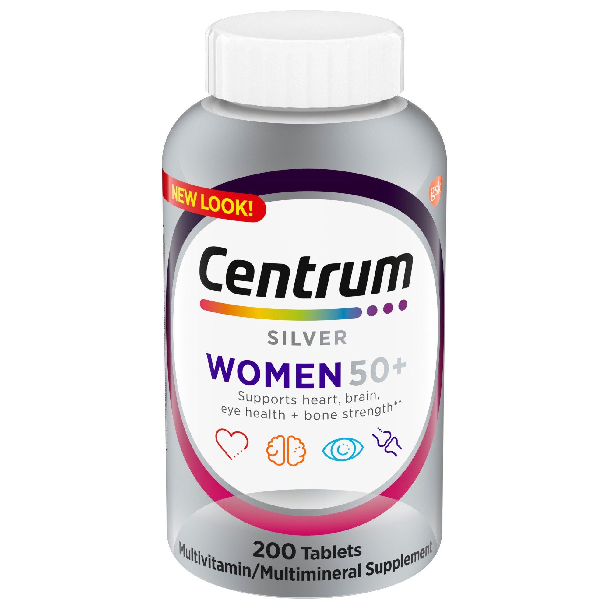 Centrum Silver Women 50+ Multivitamin, 200 Tablets