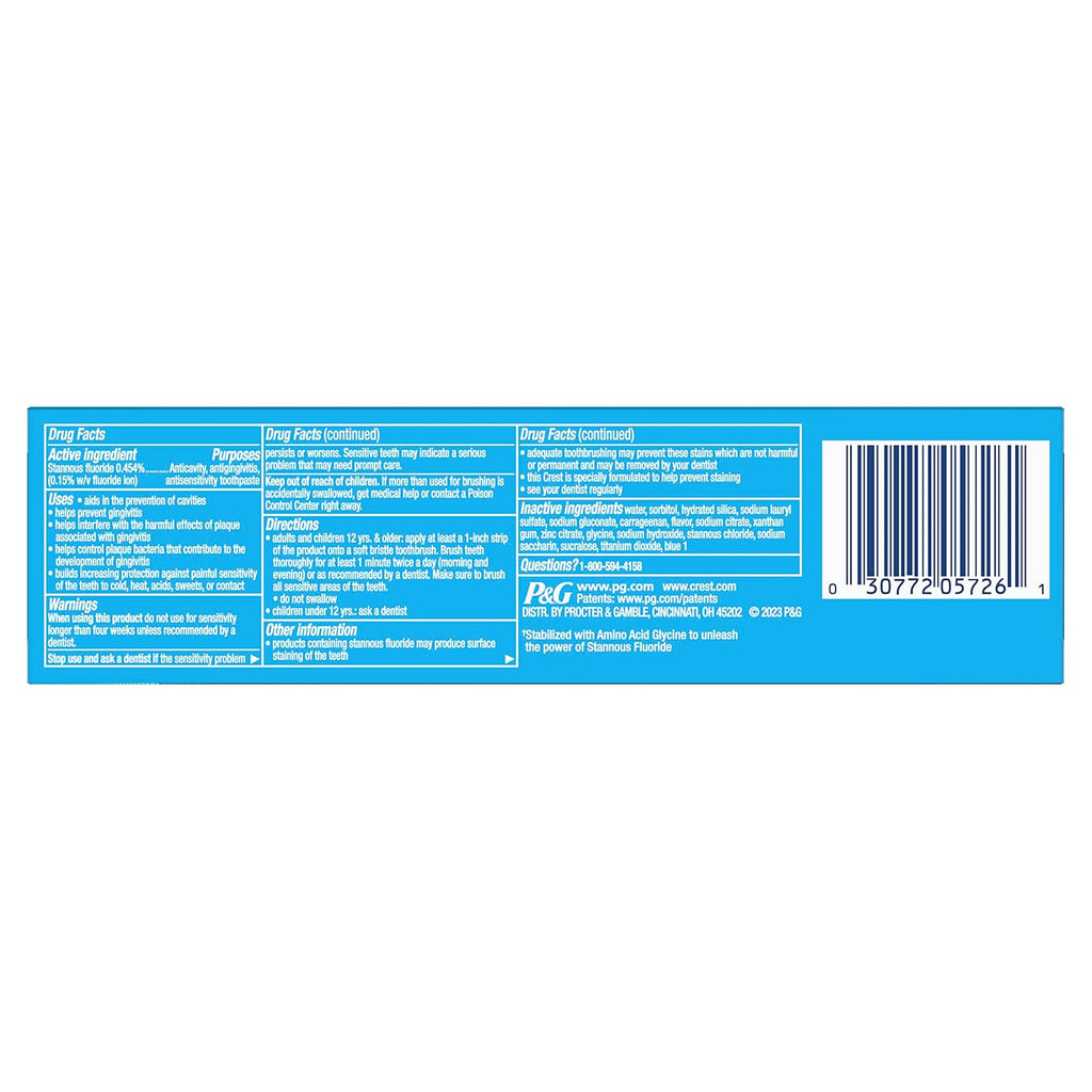 Crest Pro-Health Sensitive & Enamel Shield Toothpaste, 4.3 OZ