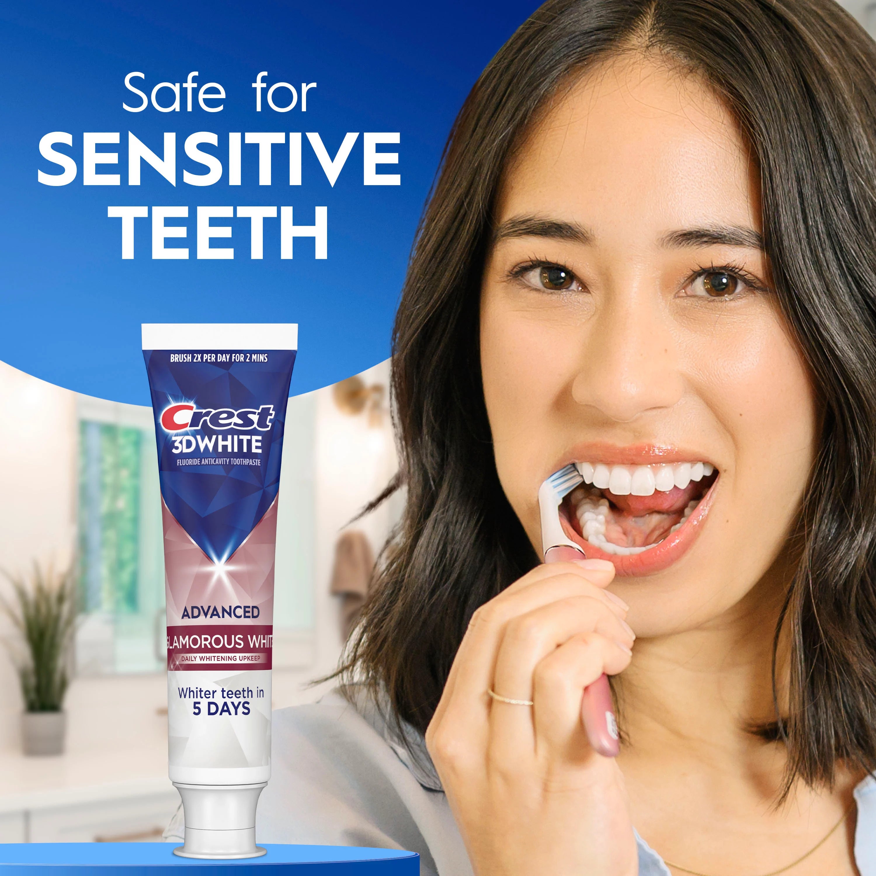 Crest 3D White Glamorous White Toothpaste, 3.3 OZ (93 g)