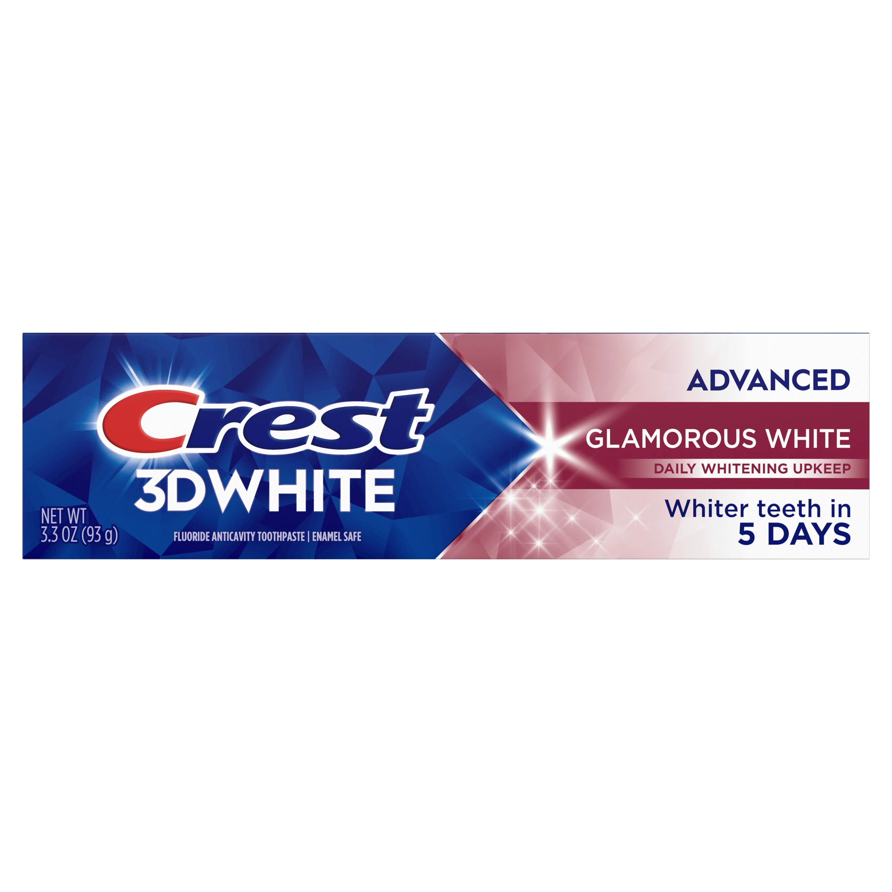 Crest 3D White Glamorous White Toothpaste, 3.3 OZ (93 g)