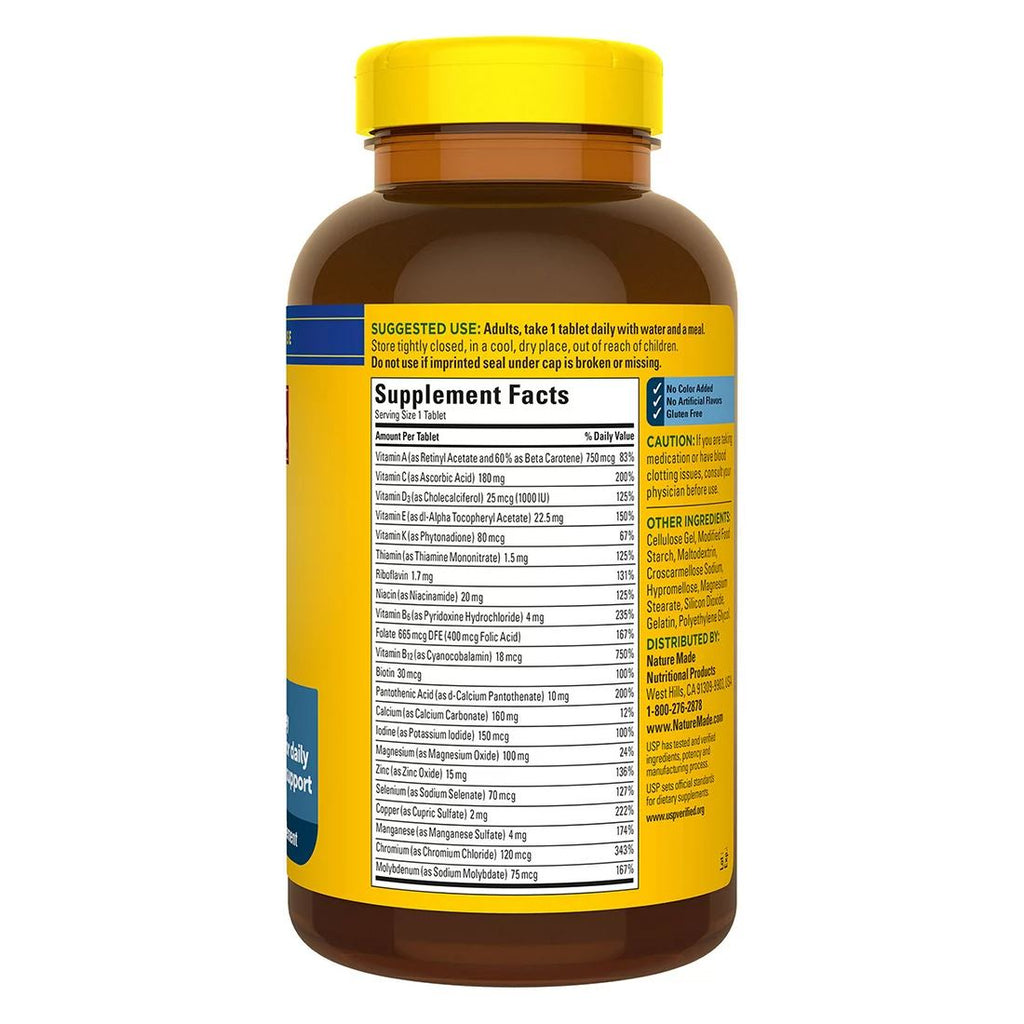 Nature Made Multi For Him 300 Tablets, Men's Multivitamin