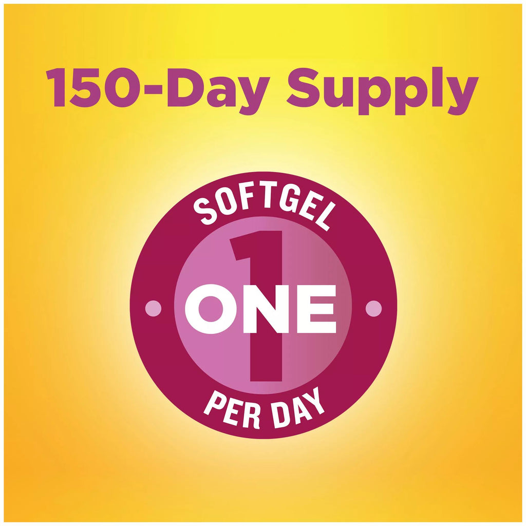 Nature Made Prenatal Multi, Folic Acid + DHA, 150 Softgels, Women's Pre-Natal Multivitamin