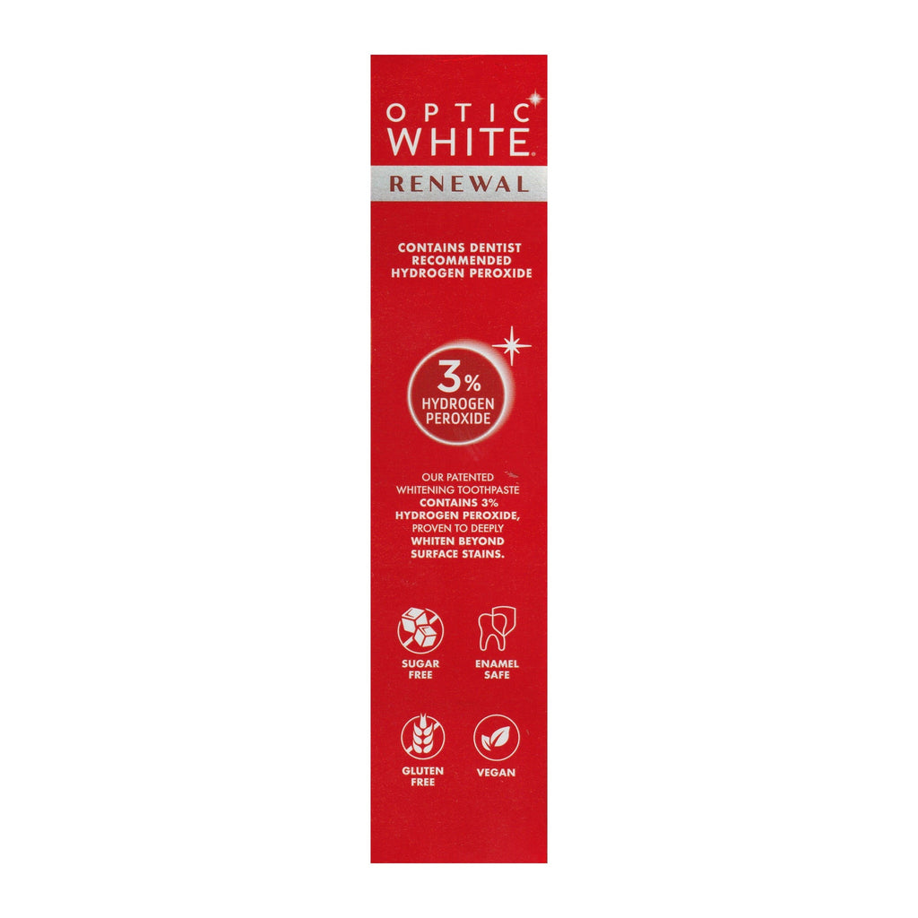 CLEARANCE Colgate Optic White Renewal High Impact White Toothpaste 4.1 Oz, EXP 11/2025