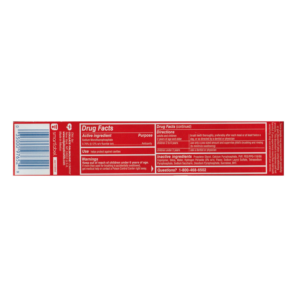 CLEARANCE Colgate Optic White Renewal High Impact White Toothpaste 4.1 Oz, EXP 11/2025