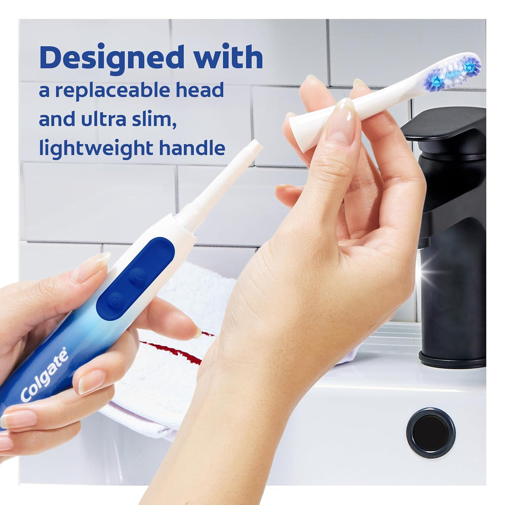 Colgate 360° Deep Clean Battery Powered Toothbrush, Soft