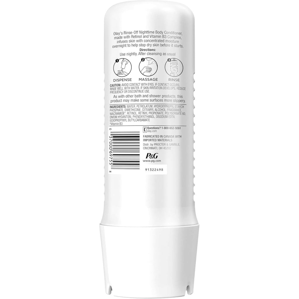 Olay Nighttime Rinse-Off Body Conditioner, 8 FL OZ (236 mL)