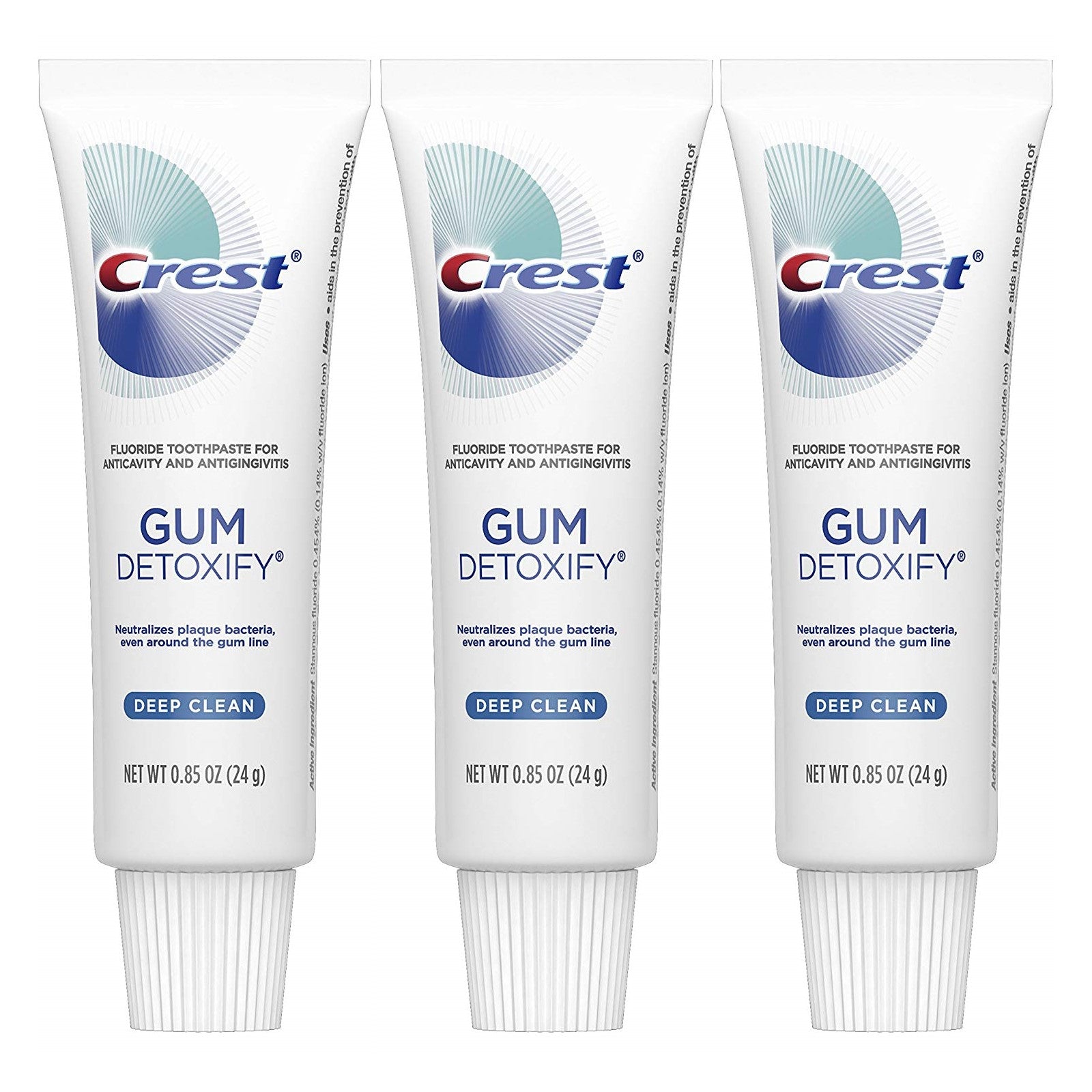 Crest Pro-Health Gum Detoxify Deep Clean Toothpaste 0.85 oz/24 g 3-Pack