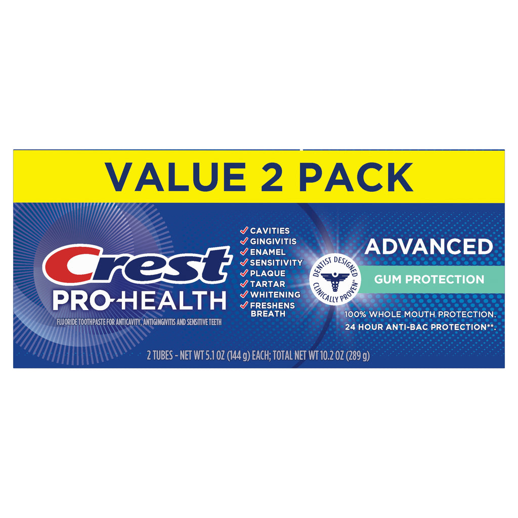 Crest Pro-Health Advanced Gum Protection Toothpaste, 5.1 oz (2 pack)