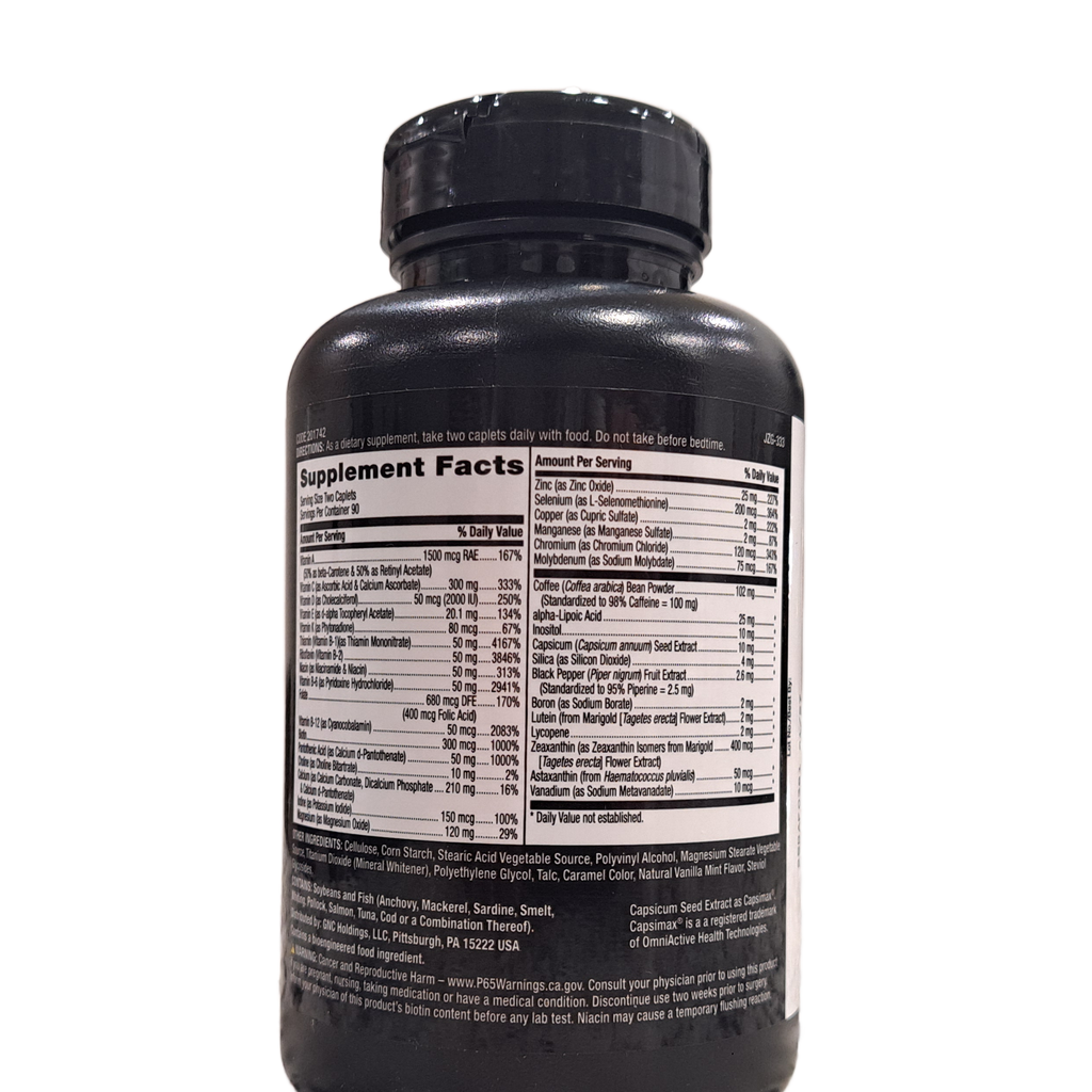 GNC Mega Men Energy & Metabolism Multivitamin, 180 Caplets
