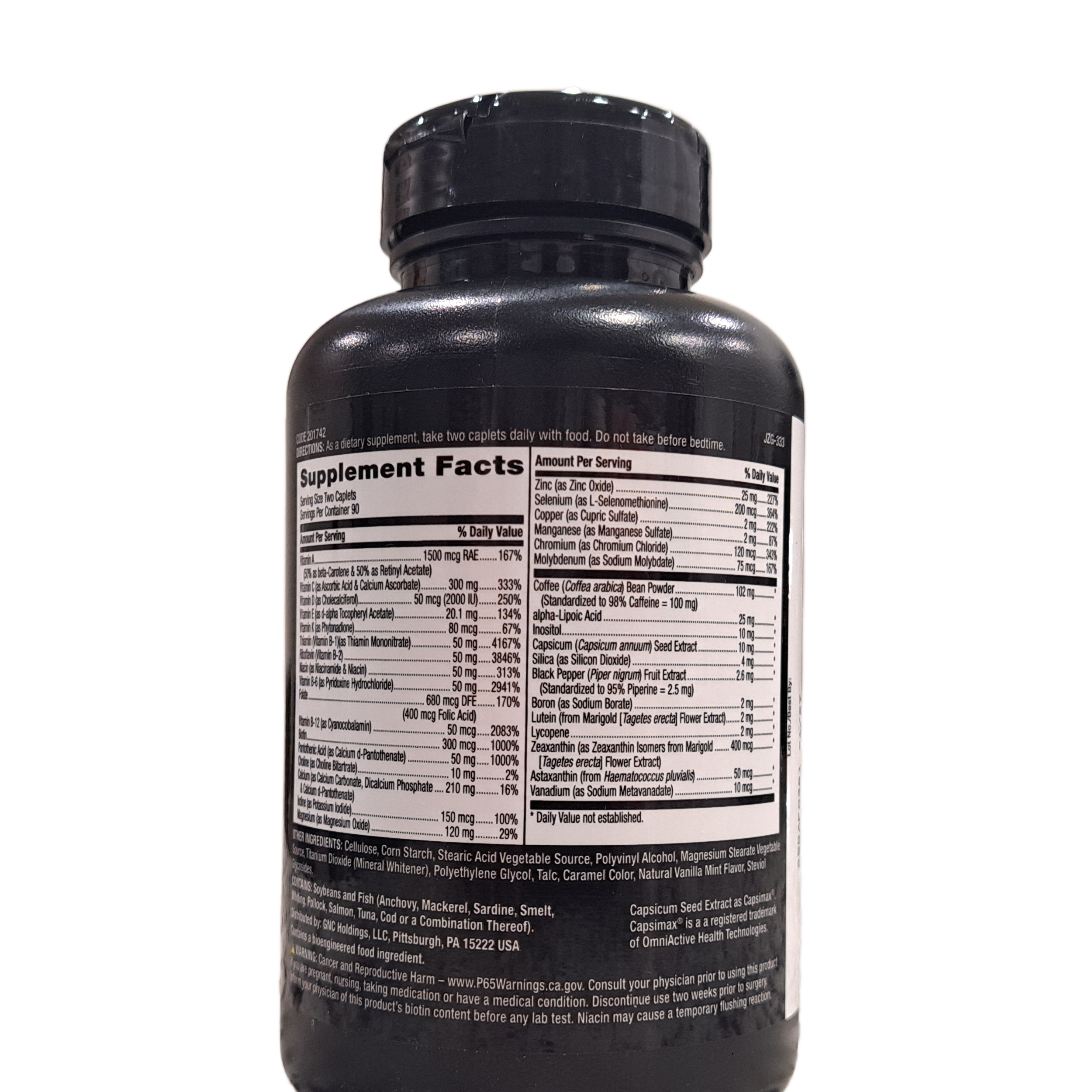GNC Mega Men Energy & Metabolism Multivitamin, 180 Caplets