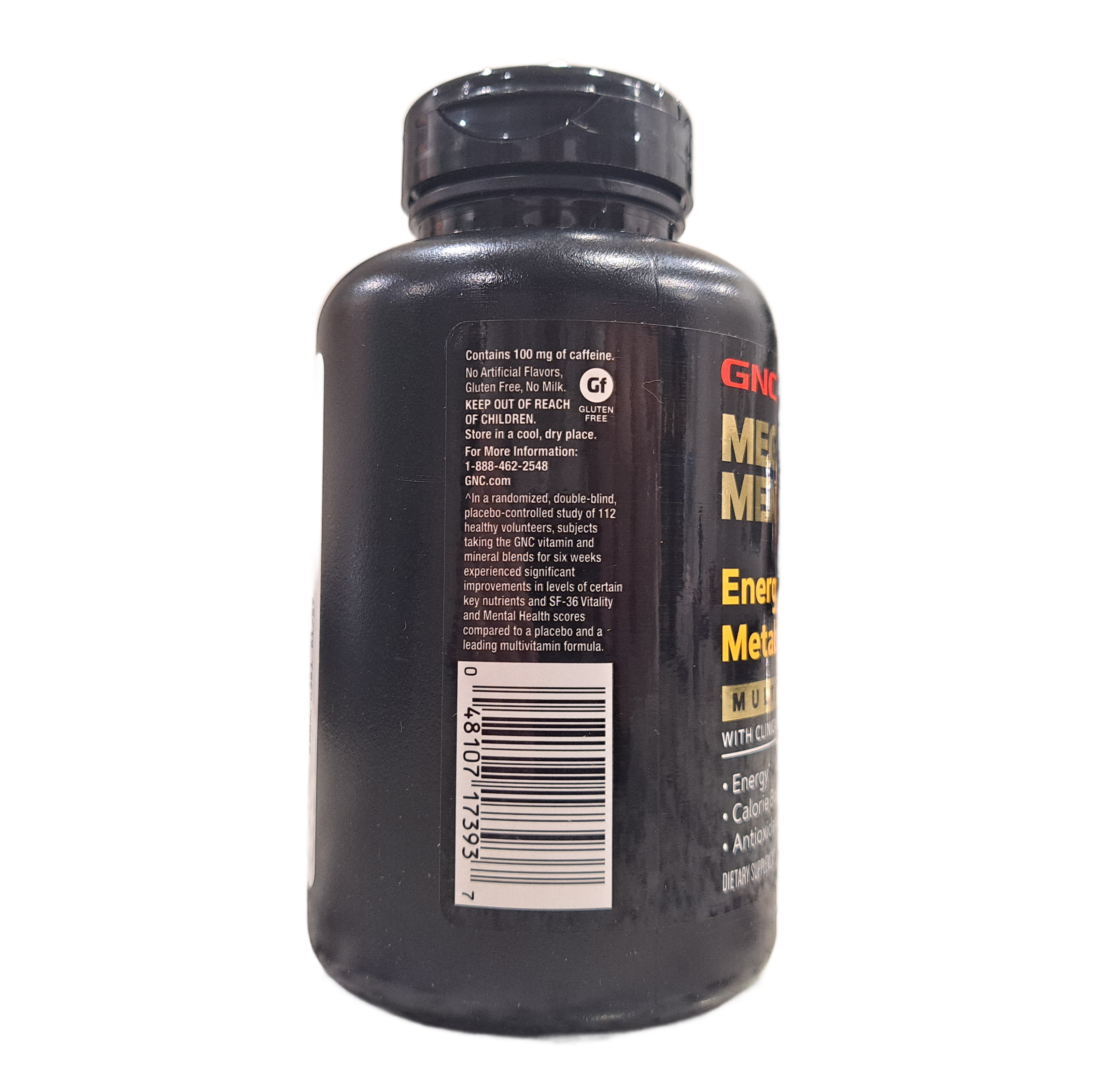 GNC Mega Men Energy & Metabolism Multivitamin, 180 Caplets