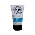 Tube of sensitive face wash with branding on a white background
