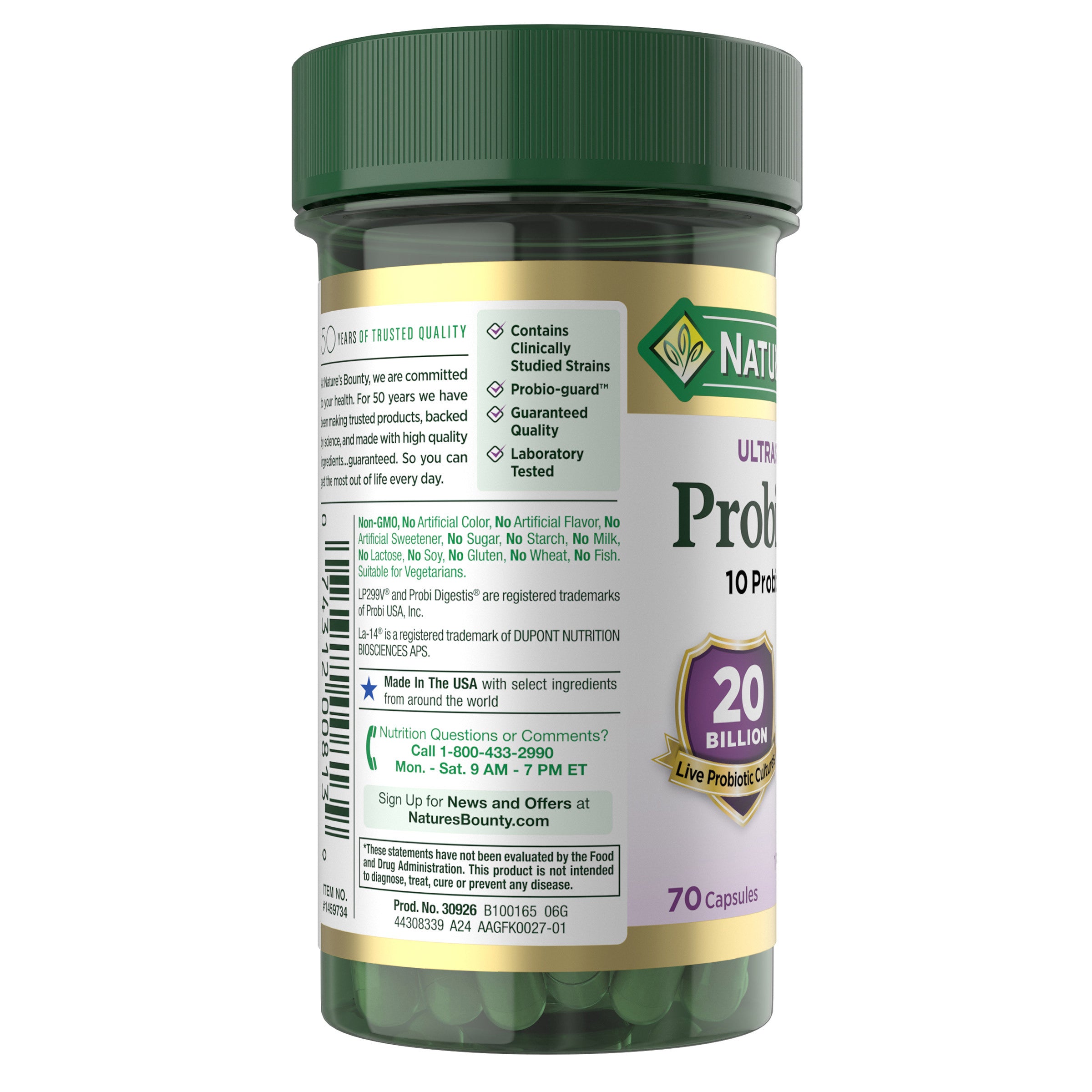 Nature's Bounty Probiotic 10, 70 Capsules