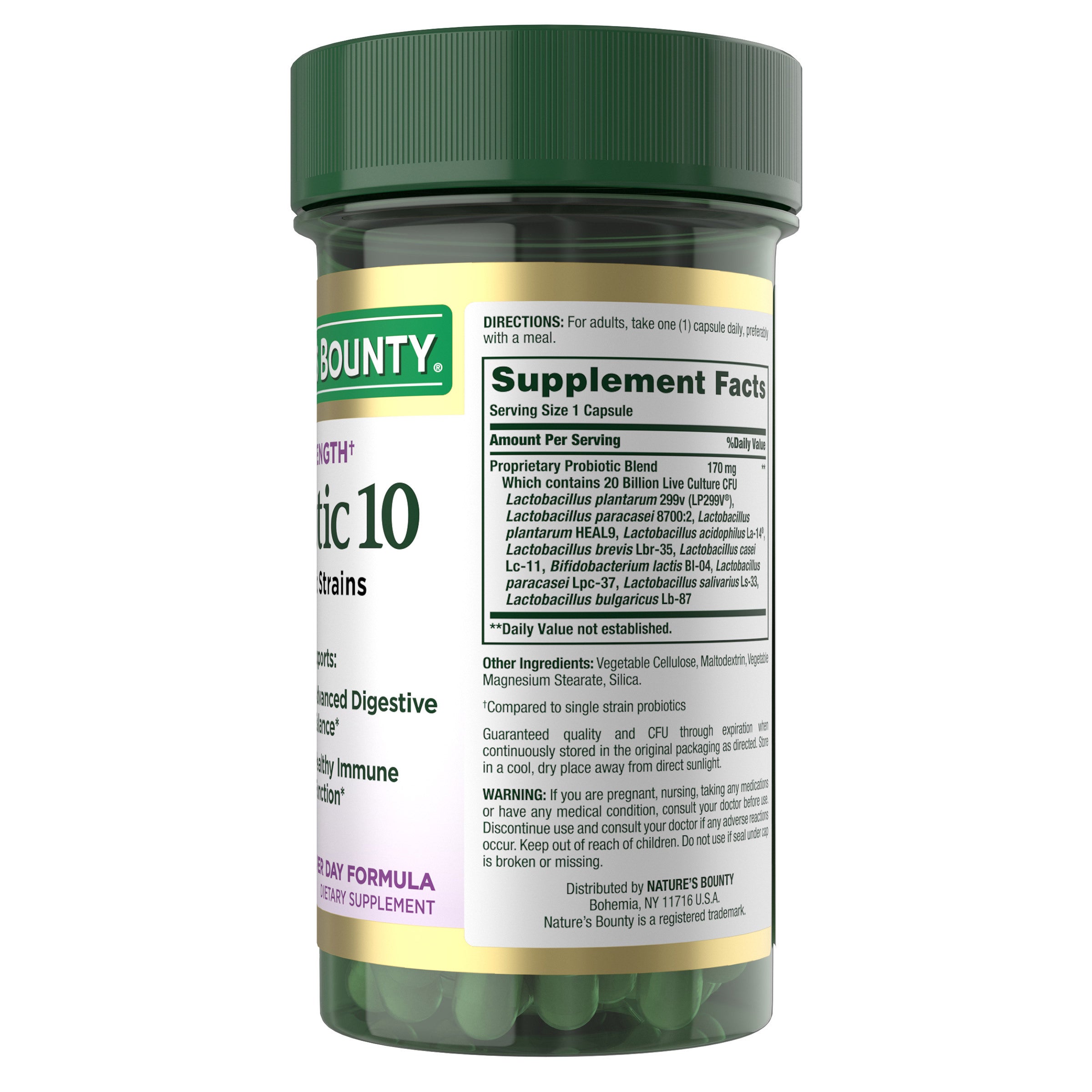 Nature's Bounty Probiotic 10, 70 Capsules