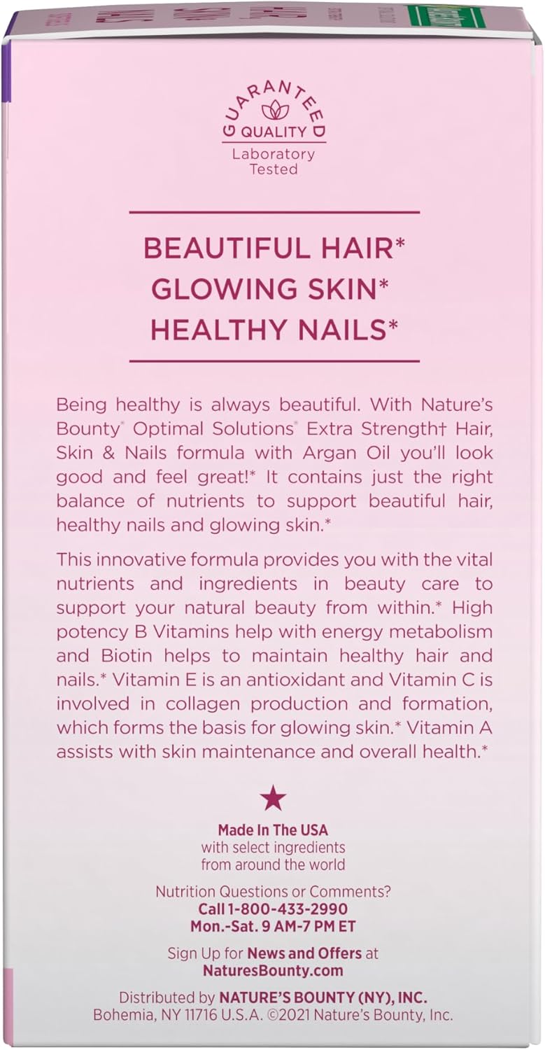 Nature's Bounty Optimal Solutions Hair, Skin & Nails, 150 Softgels