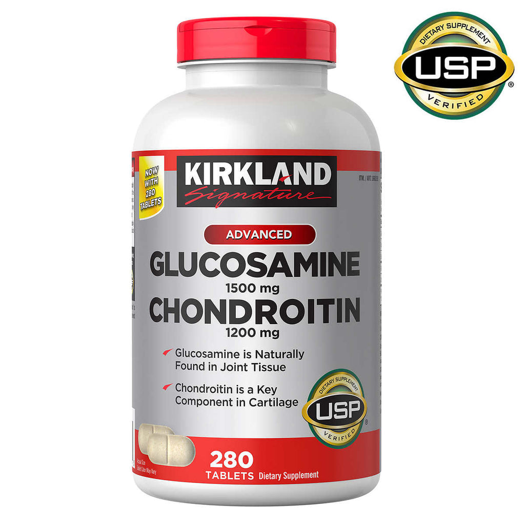 Kirkland Signature Advanced Glucosamine + Chondroitin, 280 Tablets