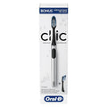 Oral-B Clic Manual Toothbrush, Chrome Black
