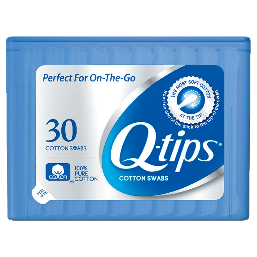 Q-tips Paper Stick Cotton Swabs, 30 Count