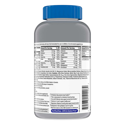 Centrum Silver Men 50+ Complete Multivitamin, 275 Tablets