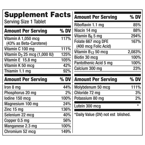 Centrum Silver Women 50+ Multivitamin, 200 Tablets
