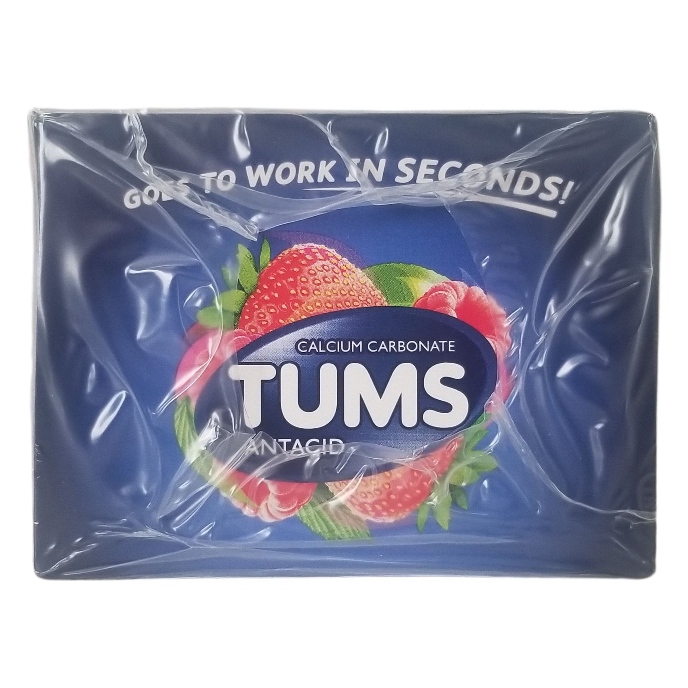 Tums Ultra Strength Antacid, Assorted Berries, 12 Rolls (144 Chewable Tablets)