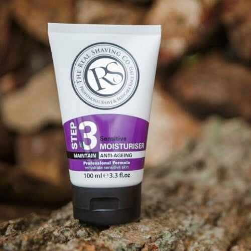 The Real Shaving Co. Step 3 Sensitive Moisturizer 100 ml, UK Import