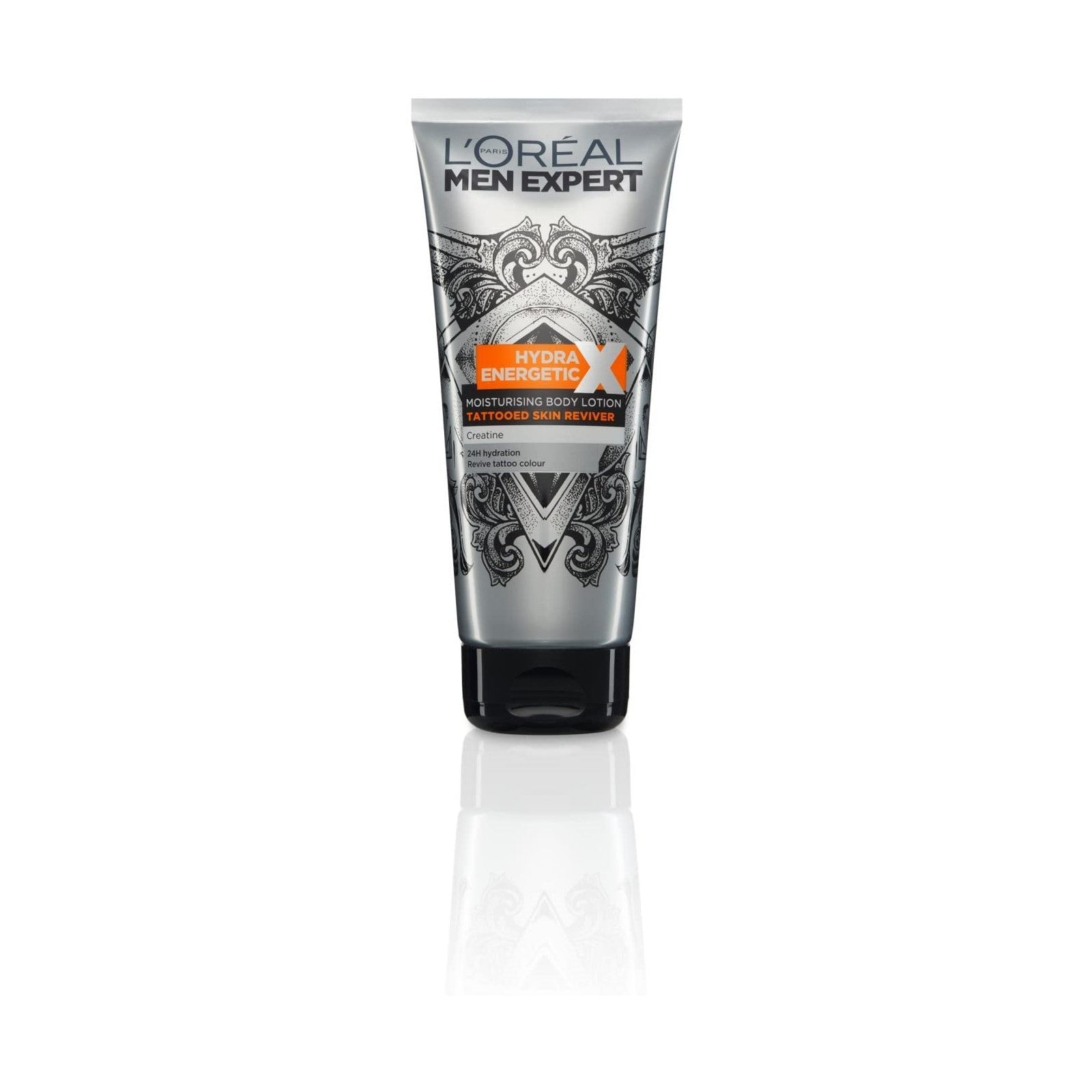 L'Oreal Men Expert Hydra Energetic X Moisturising Body Lotion, Tattooed Skin Reviver 200 ml