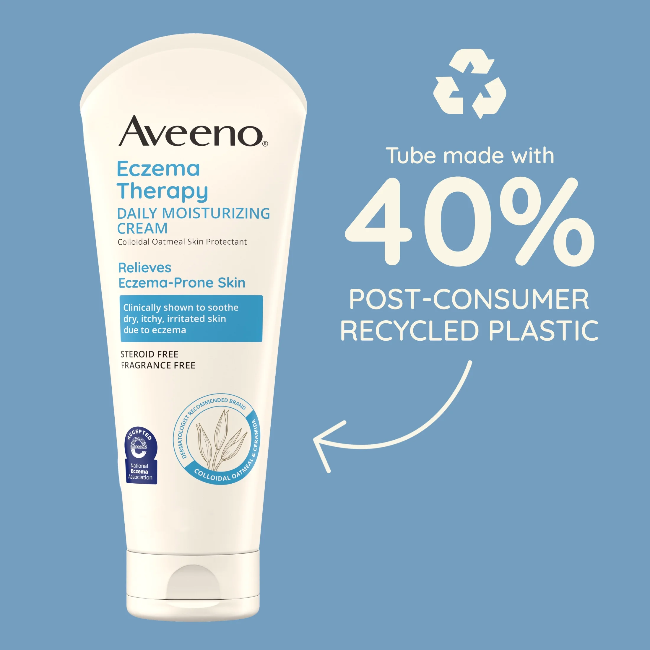Aveeno Eczema Therapy Moisturizing Cream, 7.3 oz (206 g)