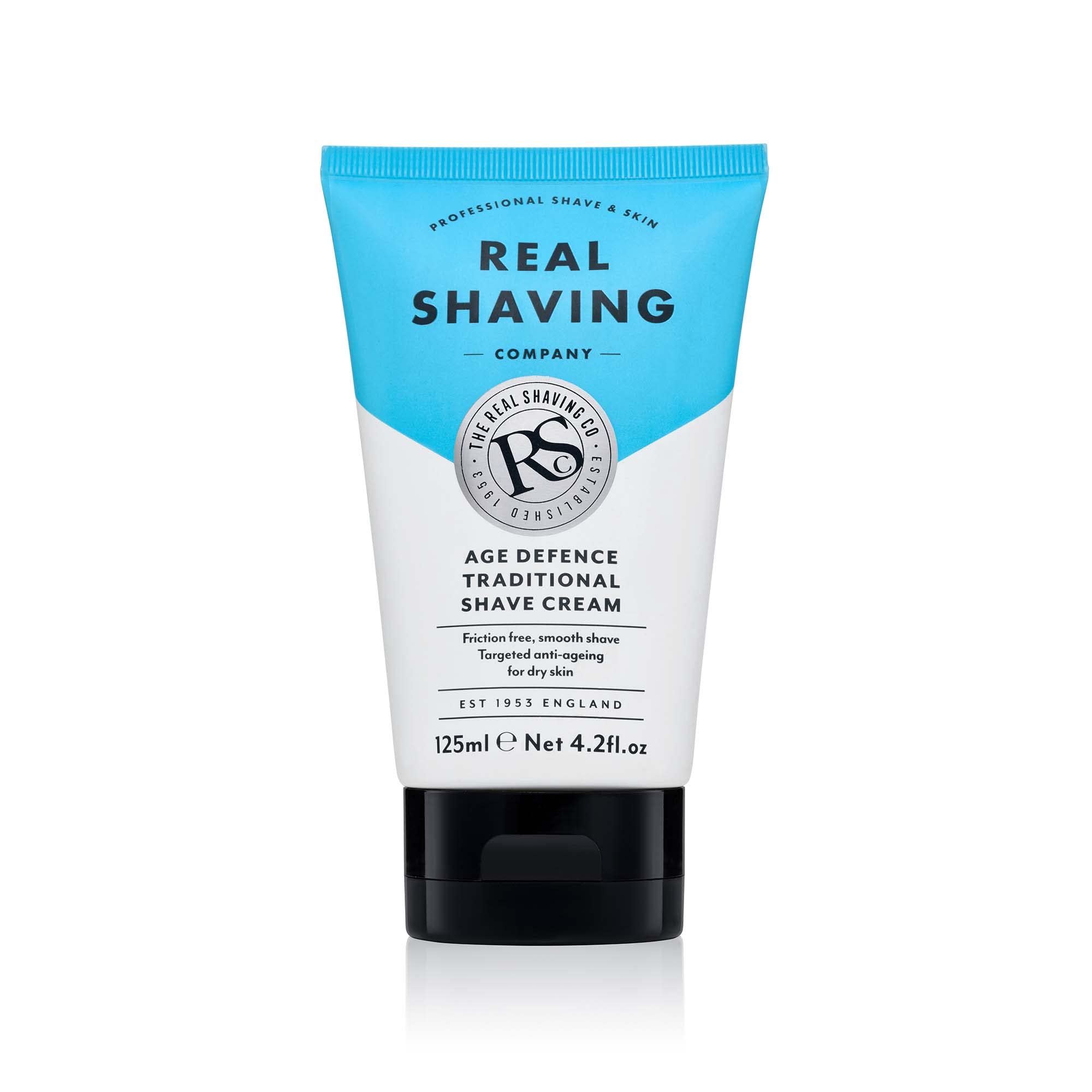 The Real Shaving Company Age Defence Traditional Shave Cream 125 ml (4.2 fl oz)