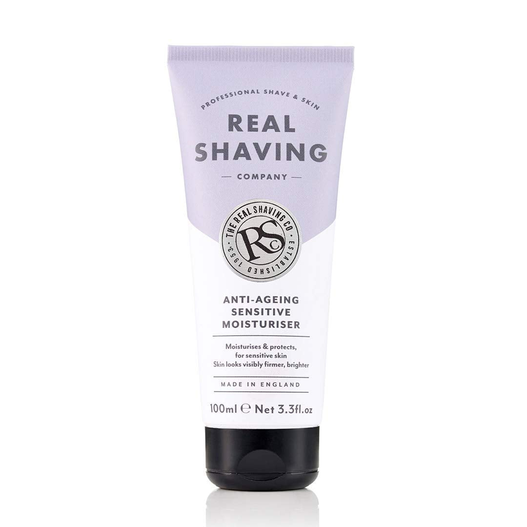 The Real Shaving Company Anti-Aging Sensitive Moisturizer, 100 ml (3.3 fl oz)