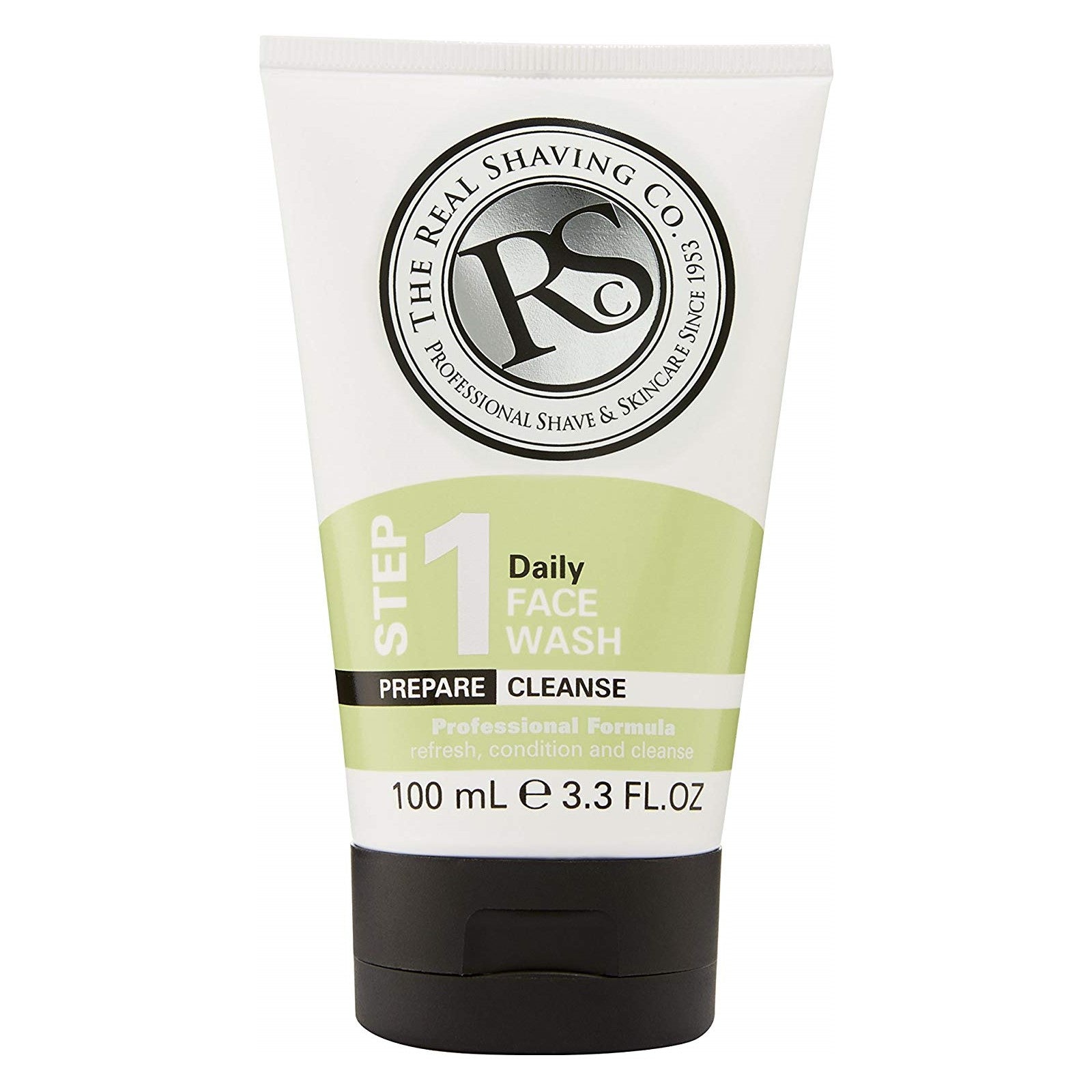 Tube of The Real Shaving Co. Daily Face Wash on a white background