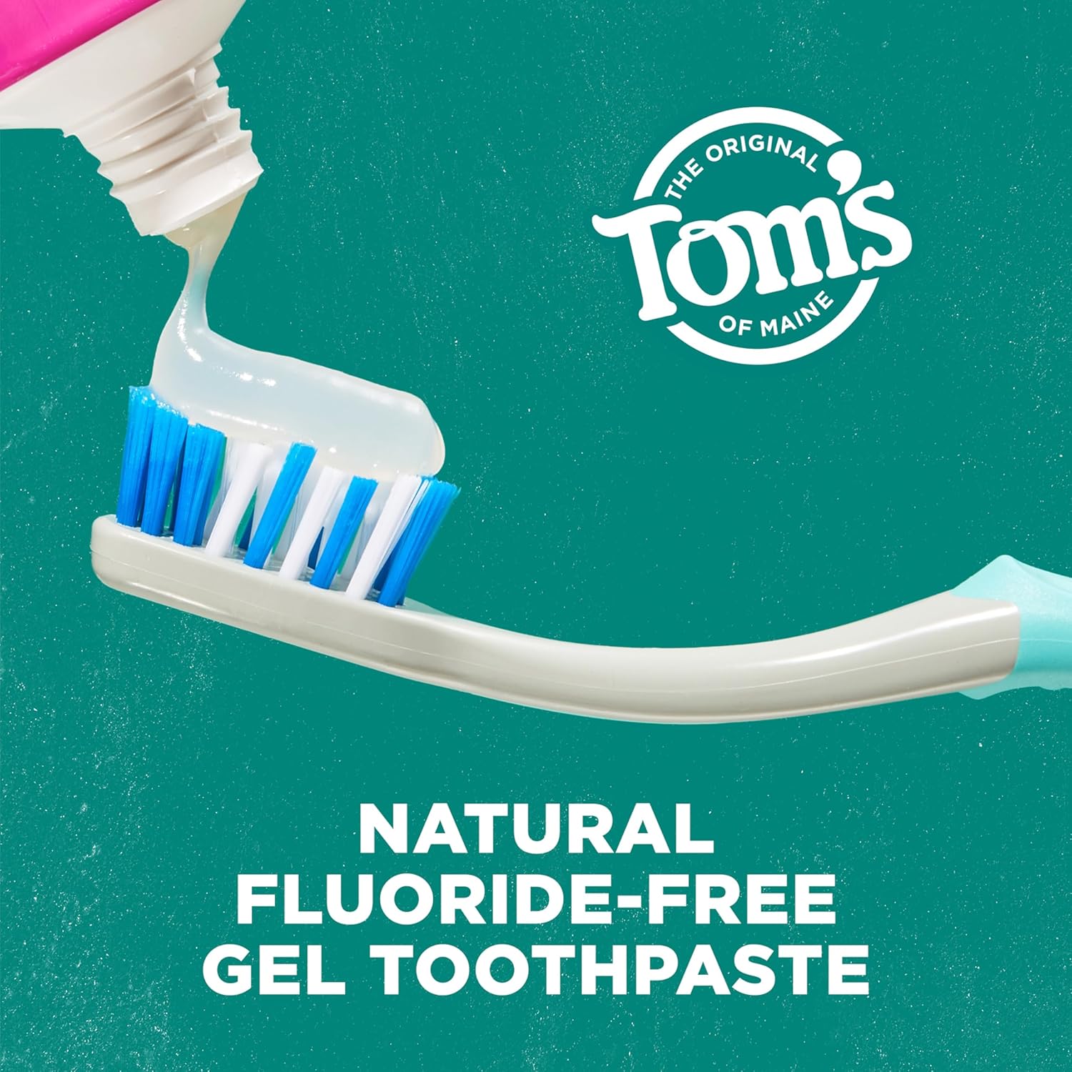 Tom's of Maine Antiplaque & Whitening Toothpaste, Spearmint Gel, 4 OZ (113 g)