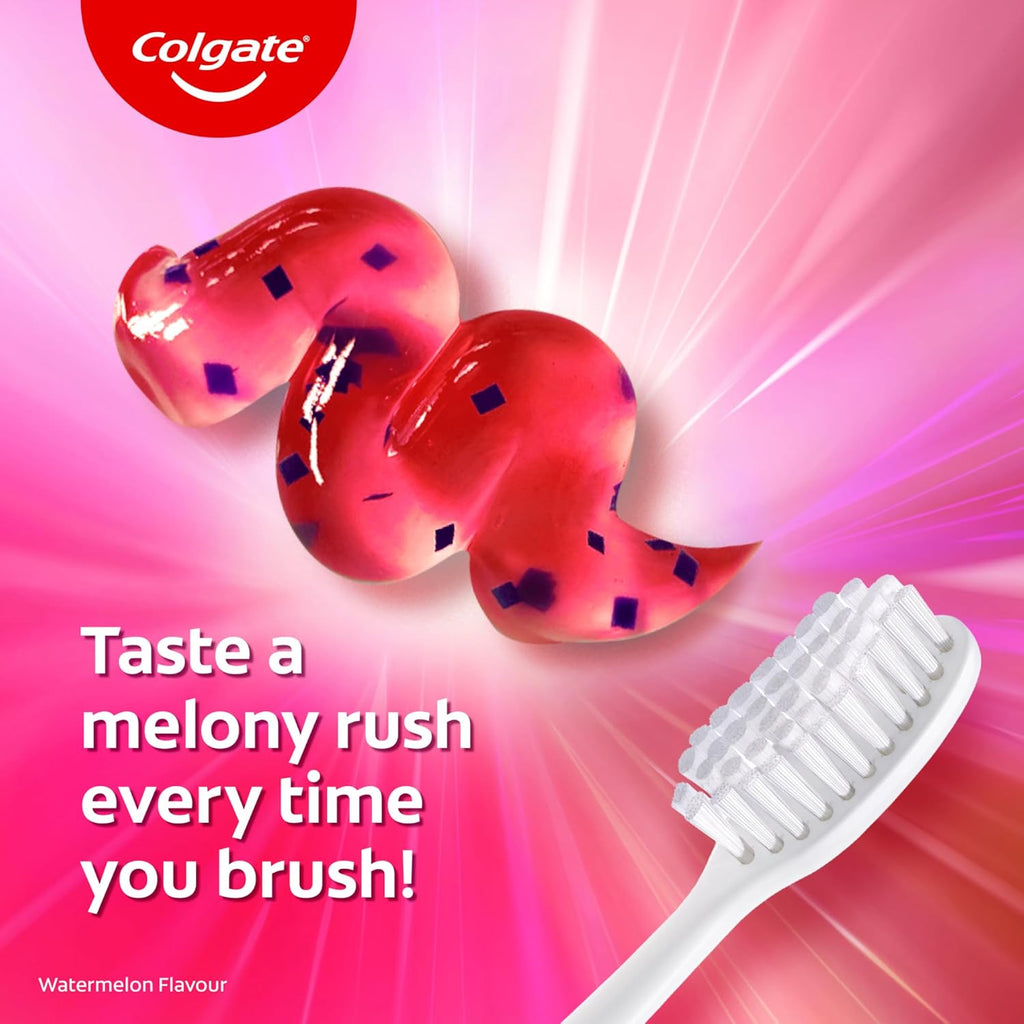 Colgate Max Fresh Toothpaste with Breath Strips, Watermelon Blast, 4.8 Oz (136 g)