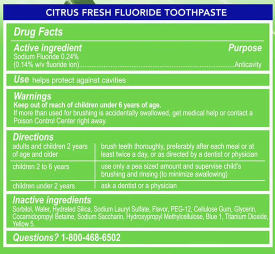 Colgate Max Fresh Toothpaste with Breath Strips, Citrus Fresh, 4.8 Oz (136 g)