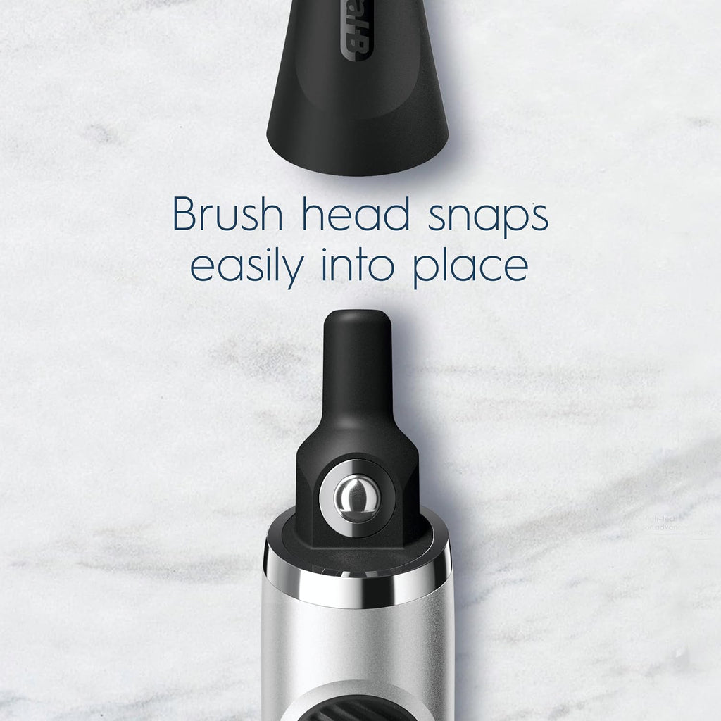Oral-B Clic Manual Toothbrush, Chrome Black